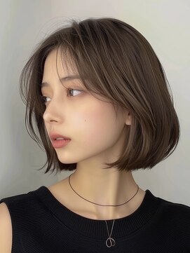 レヴ 草加店(LEV.) デザインカラーレイヤーカットウェットヘアニュアンスパーマ