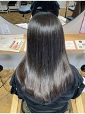 髪質改善ストレート×ロングスタイル
