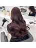 ブリーチなしorありダブルカラー+髪質改善トリートメント+炭酸泉Spa ￥17600