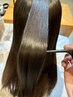 【人気No.2】カット＋艶髪カラー＋オージュアTR（ヘアケア）￥13000