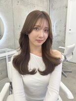 フォンズ(FONS)&nbsp;マロンベージュ　マロンブラウン　シースルー前髪