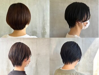 キングダム 港南台店 KINGDOMの写真/技術力はもちろん、お客様の骨格、髪質、毛流を見極めた似合わせカットで、扱いやすいショートカットに◎