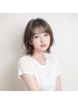 カーサインフィニテイ Hair Design caRsa INFINITY カラーエステ+カット+髪質改善トリートメント 外はねボブ