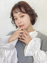 リサ グランシェ(RISA granche)&nbsp;ボブパーマ くせ毛風パーマ 似合わせカット