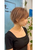 似合わせ静岡ショート×ハイトーンミルクティー