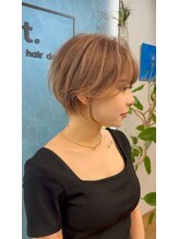 リット(lit.) 似合わせ静岡ショート×ハイトーンミルクティー