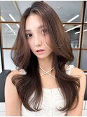 ◎20代レイヤーカット◎小顔×ヨシンモリ風艶髪秋冬カラー