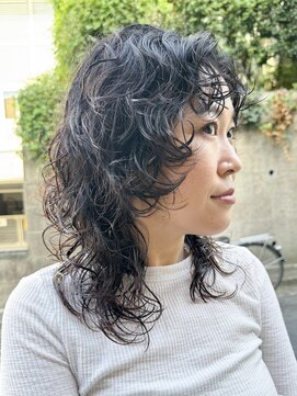 ナループロアオハナ(Nalu pu loa ohana) マレットヘア/ウルフパーマ/ミディアムパーマ/レイヤーパーマ