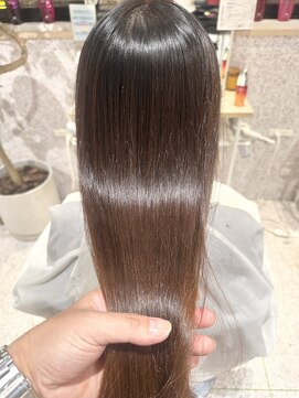 ゼストソエル(ZEST soell) 立川／酸性ストレート／デザインカラー／縮毛矯正／ロングヘア