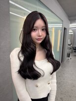 ボタン ハカタ(VOTAN hakata) 博多/顔周り/ラベンダーグレージュ/センター分け