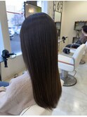 マグネット縮毛矯正で艶のある髪へ☆+°手触り最高◎