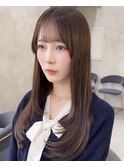 韓国レイヤー/韓国風/ボブ/髪質改善/黒髪/ブリーチなし〔池袋〕
