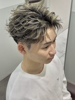 ディア 大宮店(DIA) メンズスパイキーフェザー大宮ハイライトローライトメッシュ眉毛