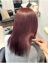 トト 船橋店(toto.)&nbsp;◇ワンホンレイヤー顔周りダークブラウンコーラルピンク[船橋]
