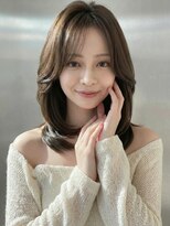 カバーヘア ブリス 志木南口駅前店(COVER HAIR bliss)&nbsp;ハイレイヤーウルフカット小顔くびれミディアムA10志木30代40代!