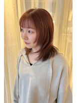 リプレイ(replay)&nbsp;顔周りレイヤー　透明感カラー　レイヤーカット