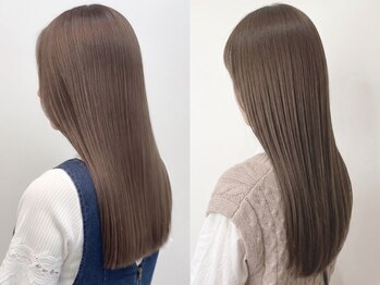 ユキオ オブ ヘアー(YUKIO of Hair)の写真/【髪質改善＆ストレート】クセやうねりを整え、自然で扱いやすい髪へ♪