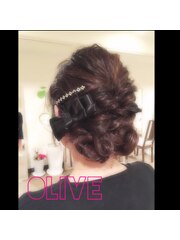 【OLIVE】ヘアセット　UPルーズヘア☆