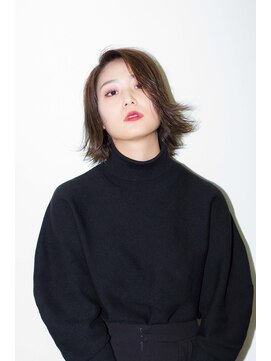 アンソメット 上津店(UN SOMMET) 〔UN SOMMET〕渕上仁志　ストリートな外はねボブスタイル