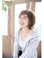 エム インターナショナル 白岡 キュート(EMU international CUTE)&nbsp;前髪カタログ＊くしゃっとパーマモテショート★白岡