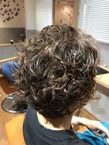 オリバ ヘアー(OLIBA HAIR)&nbsp;ぐるぐるパーマ&ハイトーンカラー