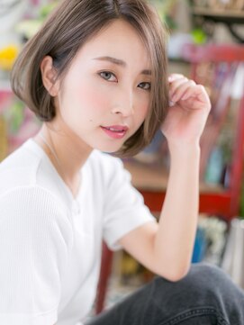 カバーヘア ブリス 上尾西口店(COVER HAIR bliss) ★くせ毛風カールの前下がり小顔ナチュラルボブ30代40代50代★6!