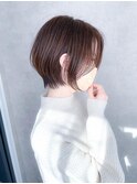 小顔前下がりショート♪