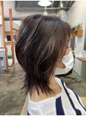 外ハネ矯正パーマ