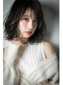 ■シースルーバングくせ毛風ボブパーマ309★上尾20代30代40代