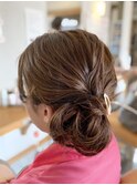 簡単ヘアセット