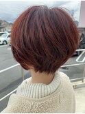 韓国スタイル/ショートボブ/艶髪/髪質改善縮毛矯正/香椎/千早