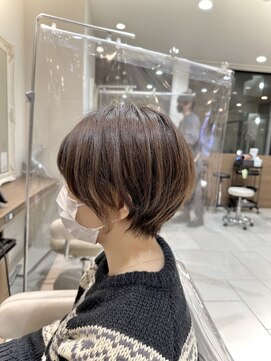 アッシュ 大泉学園店(Ash) イヤリングカラー×ショートボブ【Ash大泉学園　横山】