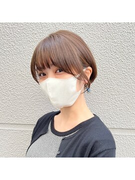 エストアール フクオカ 福岡博多店(est-r. Fukuoka) くびれショート/ショートヘア/透明感カラー