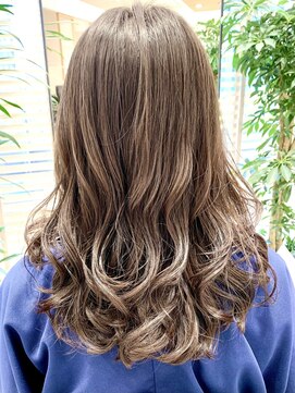 ステアケース 武蔵小杉店(stair:case) 武蔵小杉　セミロング　コテ巻きパーマ