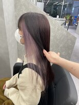 ジエクト カナウ(The Ect canow)&nbsp;ラベンダーインナーカラー　髪質改善カラー