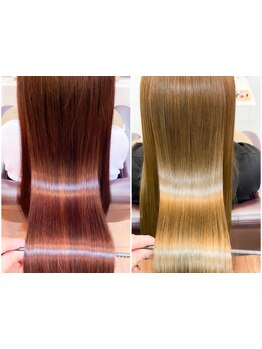 半個室型髪質改善専門のサロンだから提供できる柔らかく艶やかな美髪へ♪