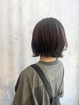 トップヘアー 中庄店(TOP HAIR fuapua) ボブ/レイヤー/赤カラー/ブラウンカラー