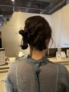 髪質改善と縮毛矯正の専門店 サンティエ(scintiller) 結婚式お呼ばれアレンジ