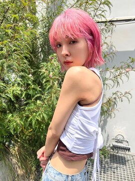 スティーロ 渋谷(Steelo) ピンクカラー/レディースショート