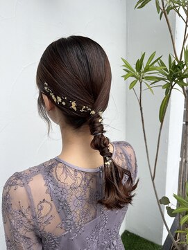 グランデ ビス(GRANDE bis) タイト編みおろし