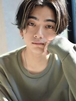 ディッセンバー 神宮前(December)&nbsp;★アッシュブラックニュアンスパーマ メンズカット 波巻き