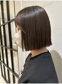 (銀座) 外ハネ　ミニボブ