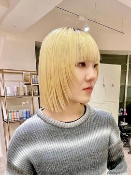 フェイス 石川町 (FACE) コンパクトまとまるパツっとレイヤーボブ/HONOKA