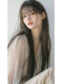 【縮毛矯正,髪質改善】透明感ストレート