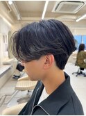 メンズ/センターパート/ニュアンスパーマ