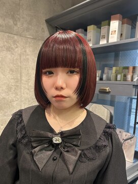 スタイル スマート サロン(STYLE smart salon) 顔周りのデザインが可愛いボルドーカラー【ことこ】