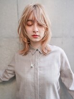 ギークス(GEEKS)&nbsp;【GEEKS渋谷】ミルクティーベージュ/ハイトーン/ウルフカット/冬