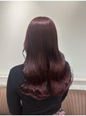レッドはブリーチなしダブルカラーで!