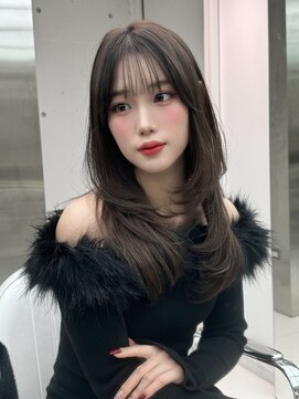 レディアル 渋谷(REDEAL) 韓国ヘア/ブリーチ/暖色カラー/ワンホン【レイヤー/渋谷】