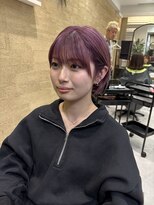 キキ(kiki by KENJE) ブリーチありピンクカラー